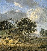Jan Wijnants Landscape with two hunters Sweden oil painting artist
